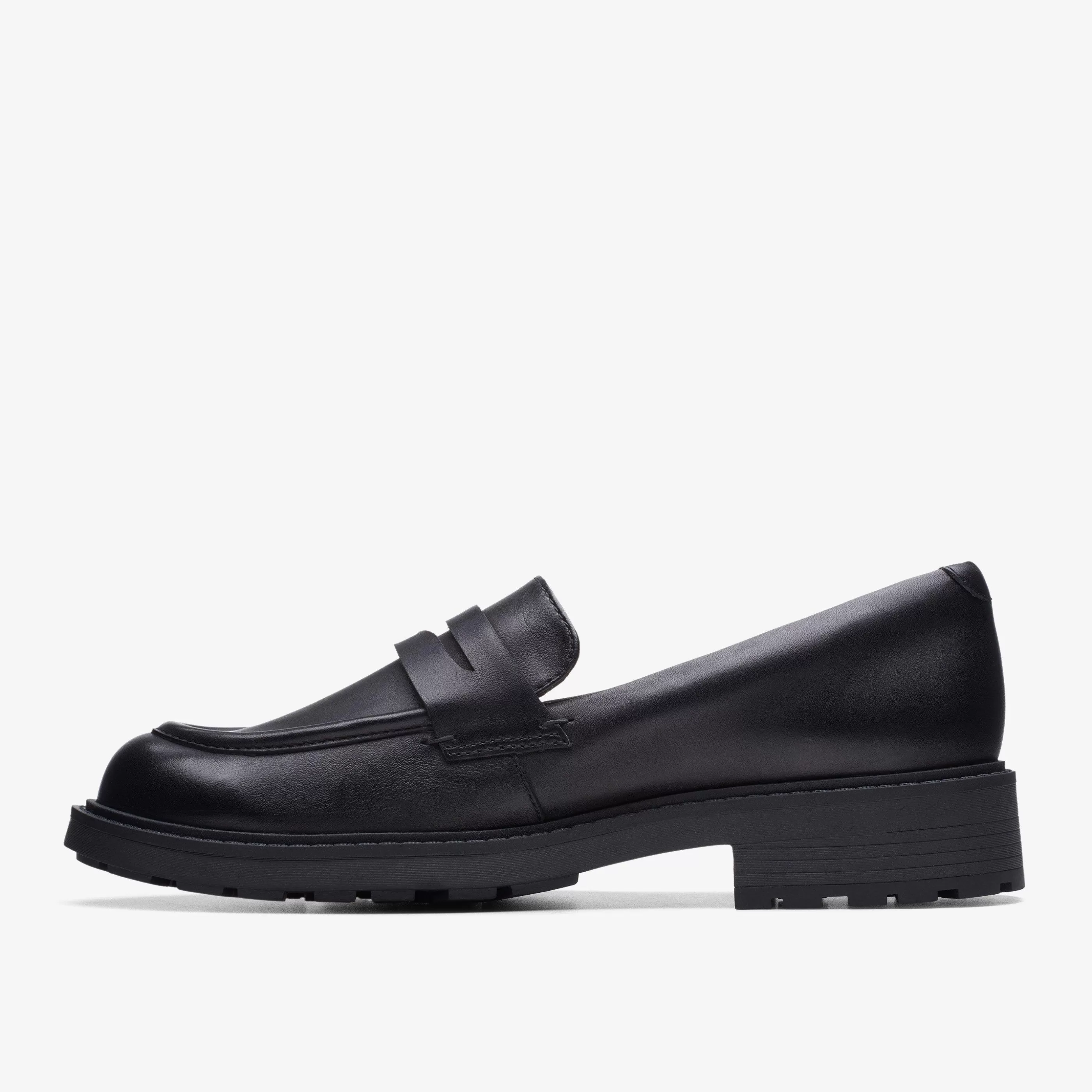 Discount Orinoco 2 Penny Black Leather Women Loafers & Oxfords | Dress Shoes